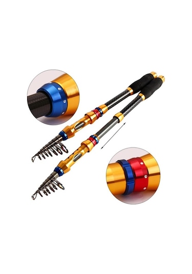 Didadodo 1.8-3.6m İplik Olta Teleskopik Cnc Kalıp Karbon Olta Kamışı Taşınabilir Tekne Sazan Oltalar 2.4 M 2.4 M