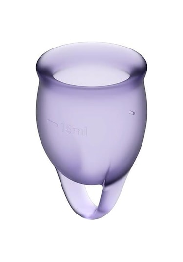Satisfyer Feel Confident Menstrual Cup Lila