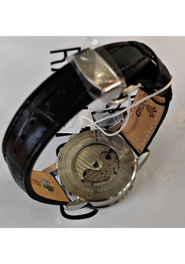 Raymond Star Serisi Beyaz Kadran Otomatik Erkek Kol Saati Gümüş