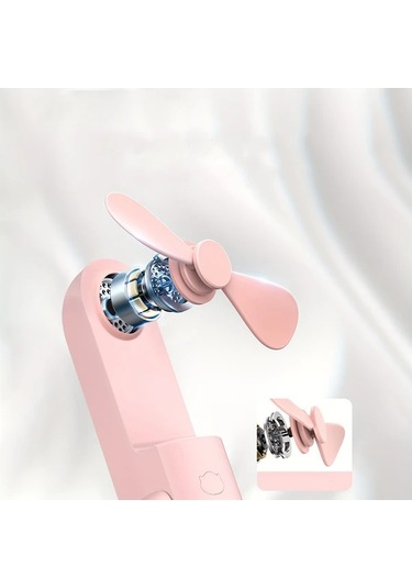 Honeybeeshop Siyah Taşınabilir Fan Şarj Edilebilir Pil Usb Şarj 2si 1 Arada Küçük Fan Kamp Ofis Soğutma Kişisel Kullanım Dayanıklı Abs