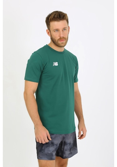 New Balance Tst2235-spg Erkek Tişört Yeşil
