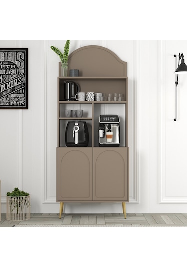 Lyon Kahve Köşesi 80cm - Atlas / Altın