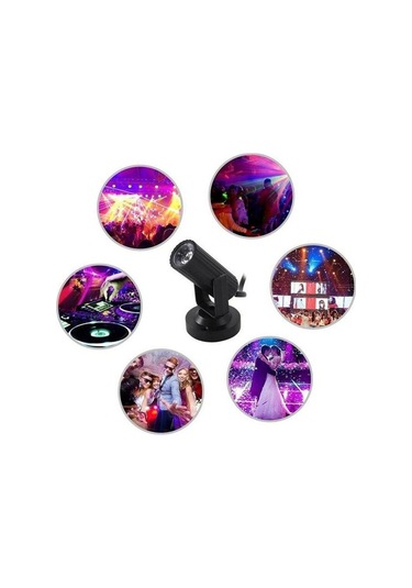 Yeşil Mini Led Sahne Işını Projektör Işığı Parti Spot Işığı Disko Dj Kulübü Müzik Bar Lambası