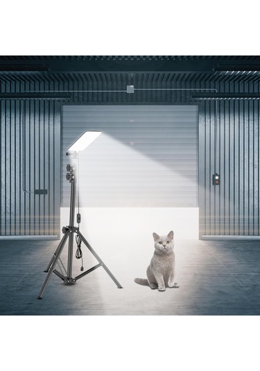 Dolıty Ayarlanabilir Led Taşkın Işık Tripod Standı Kamp Siyah