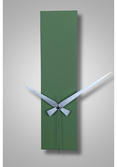 Jaka Model Dekoratif Metal Akar Sessiz Mekanizmalı Duvar Saati 34 9,5 Cm Yeşil