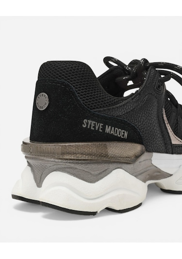 Steve Madden Skybox Blk/whte Kadın Siyah Sneakers Skybox