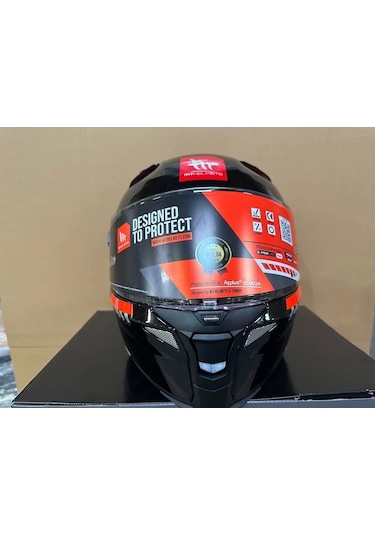 Mt Helmets Revenge 2 S A11 Motosiket Kaskı Parlak Siyah
