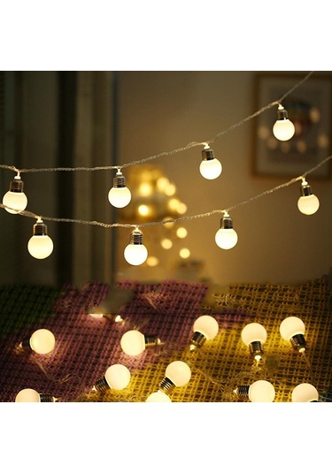 Homyl Açık Bahçe Garland Için 10 Led Dize Peri Işıkları Sıcak Beyaz