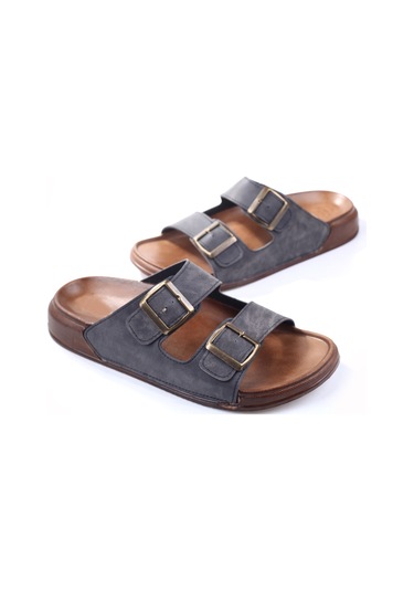 Papuç Sepeti 54201 Anatomik Rahat Taban Erkek Günlük Terlik Gri