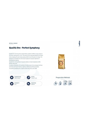 Lavazza Qualita Oro Çekirdek Kahve 2 x 1 KG