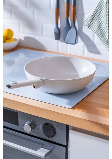 Acar Ultımate Pro Wok Tava 28 Cm Bft-08868 Ekru