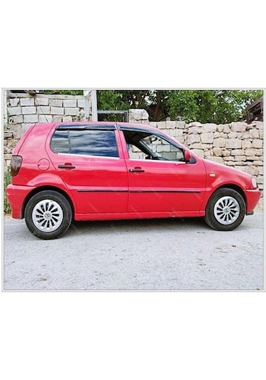 Vw Volkswagen Polo Uyumlu Hb Cam Çıtası 4 Parça 1995-2004 Paslanmaz Krom