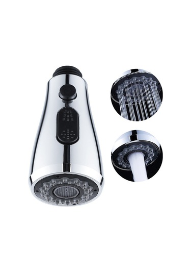 Geeksen Musluk Sprey Başlığı Lavabo 3 Fonksiyonlu Sprey Başlığı G1/2 Mutfak Diğer