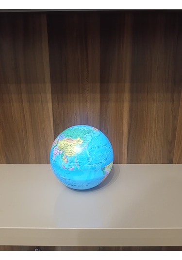 Masaüstü 360 Derece Dönen Işıklı Dünya
