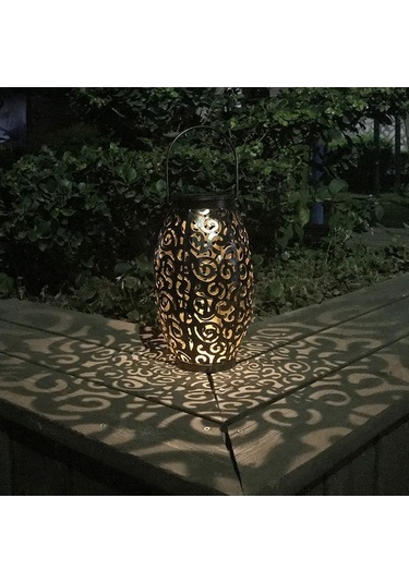 Novahub Ip44 Su Direnci Güneş Enerjisi Led Fener, Veranda Bahçe Avlusu Yolu Asılı Lamba