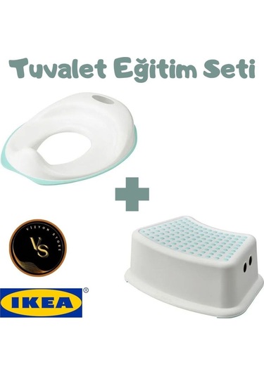 Çocuklar Için Tuvalet Eğitim Seti Tossıg Klozet Adaptörü Ve Försıktıg Kaydırmaz Çocuk Basamağı