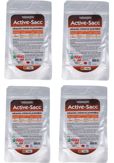 Vetasupra Active Sacc Iştah Açıcı-bağışıklık Düzenleyici Premiks 100 Gr X 4 Adet
