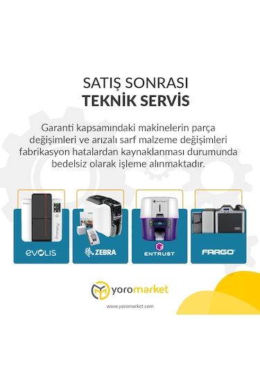 Evolis Primacy2 300 Renkli Baskı Tam Panel Rıbon R5f208m100