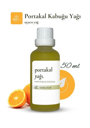 Sabunal Portakal Kabuğu Yağı 50 ML Aromaterapi Ve Cilt Bakım Yağı