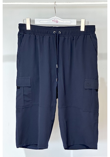 Kargo Cep Erkek Şort Kapri Mayo Rks-09 Lacivert Lacivert