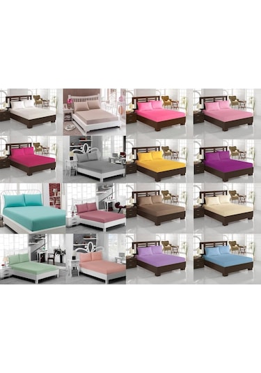 Perla Tek Kişilik Lastikli Çarşaf Takımı (399624956)