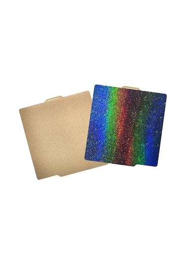 Yaozixa Bambu Lab Uyumlu Çift Taraflı Yıldız Desenli Esnek Peı+pey Yatak Yapışkanı 257x257mm Çelik Levha