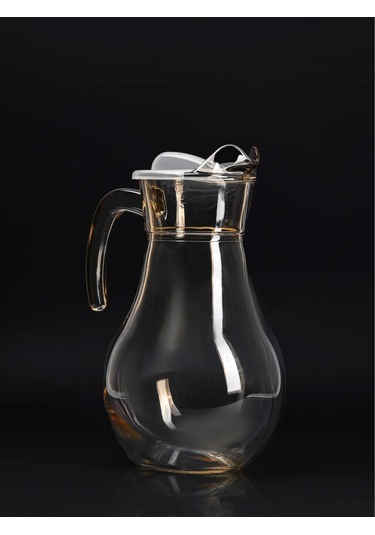 Purecrystal Cam Suluk Ve Meyve Suyu Sürahisi Kapaklı 281641218