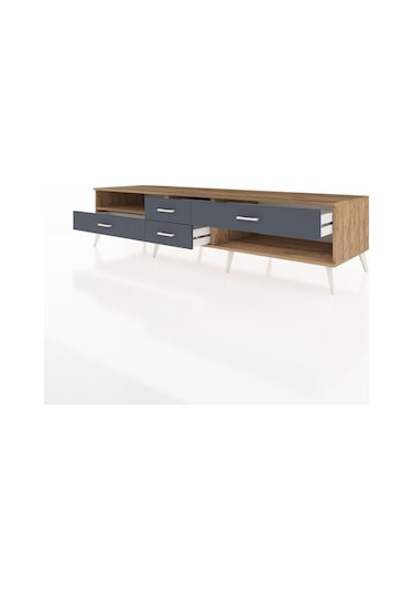 Kronos Tv Ünitesi Tek Raflı 4 Çekmeceli 220x59x51 Çam-çam/antrasit Atlas Çam/antrasıt - Atlas Çam Kronos Tv Ünitesi Tek Raflı 4 Çekmeceli 220x59x51 Çam-çam/antrasit Atlas Çam/antrasıt - Atlas Çam