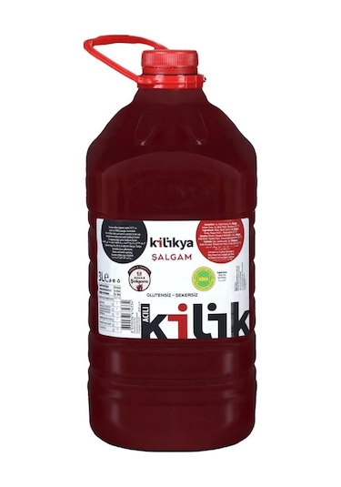 Kilikya Şalgam Suyu Acılı 3 Lt X 4 Adet