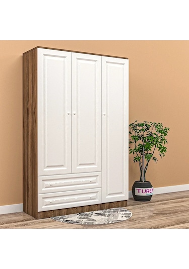Sevtap 4 Kapılı Gardırop Mdf Antrasit