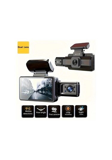 Willowhaven 3 Inç 1080p Çift Lens Araç Kamerası Dvr 32gb Tf Kart İçin Araç Ve Kamyon