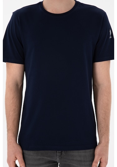 U.S. Polo Assn. Erkek Regular Fit Bisiklet Yaka Lacivert Basic Tişört 50305985-VR033 U.S. Polo Assn. Erkek Regular Fit Bisiklet Yaka Lacivert Basic Tişört 50305985-VR033