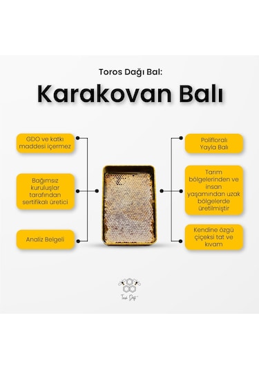 Toros Dağı Karakovan Balı Premium 900 G
