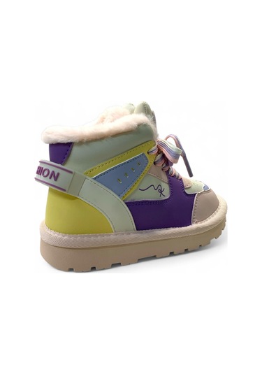 Marco Kids 22753 Kız Çocuk İçi Kürklü Bot Pudra