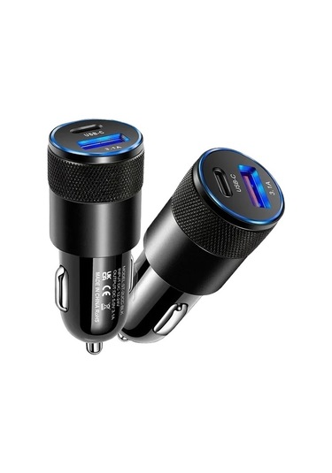 1 Adet 66w Araç Şarj Cihazı Hızlı Şarj 3.0 Usb Tip C Hızlı Şarj Pho 1 Adet