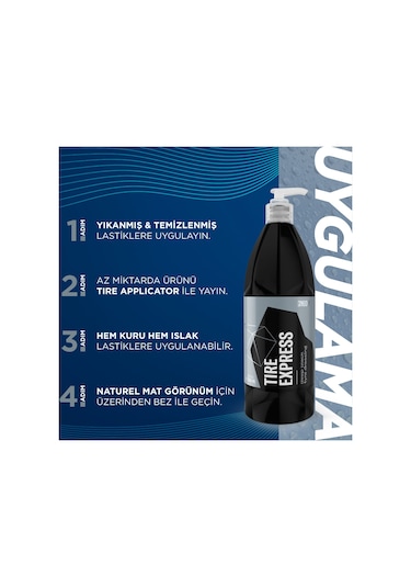 Gyeon Q²m Tire Express Lastik Parlatıcı Ve Koruyucu - 1000 Ml -su