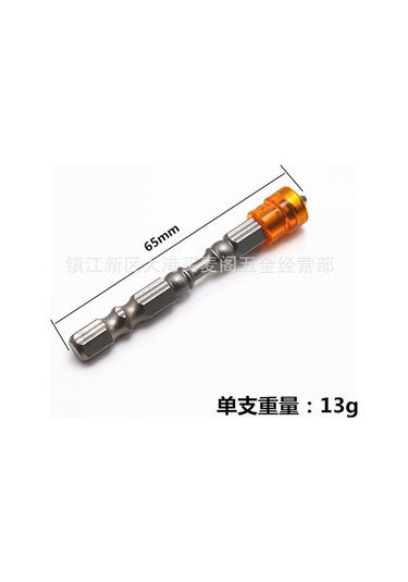 Fortunelane 10 Adet Renkli Manyetik Kafa, 65mm, Elektrikli Somun Sıkıcı Ucu Tornavida Ucu Seti, Dayanıklı Ve Kolay Kullanım