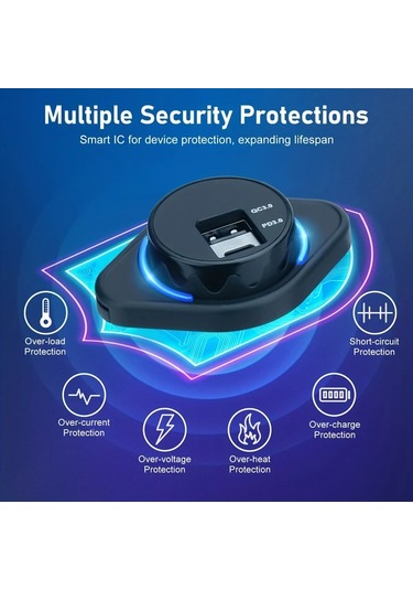 Honeybeeshop Clelo 12v Usb C Soket Çift Pd3.0 Qc3.0 24w 24v Araba Usb Portu Tip C 1 Takım