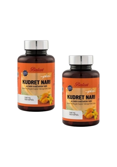 Balen Kudret Narı ve Sarı Kantaron Yağı Yumuşak Kapsül 1580mg 100 Kapsül 2 Adet