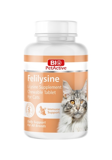 Bio Petactive Göz ve Sistemini Destekleyen Lizin Tablet Kedi Vitamini