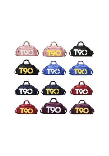 Tongxida Buyuk Kapasiteli Spor Spor Kuru-ıslik Ayirma Ayakkabi Pozisyonu El Sırt Çantası Kırmızı Kırmızı