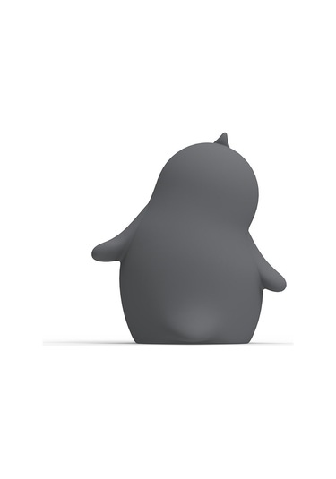 Dhink Silikon Şarjlı Gece Lambası Penguen Beyaz - Siyah