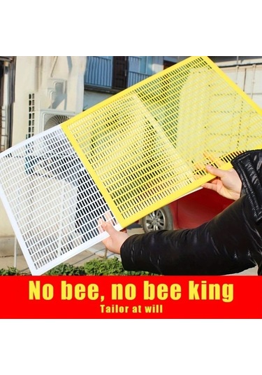 Fochsia Beyaz 2 Adet Plastik Kraliçe Arı Izgarası Kesilebilir Bal Arısı Kaçış Önleyici Çerçeve