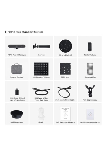 Revopoint Pop 3 Plus Standart Edition 3d Scanner