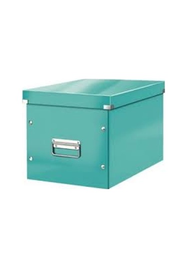 Leitz Wow C-s Kutu Küp Büyük Boy Metalik Buz Mavisi