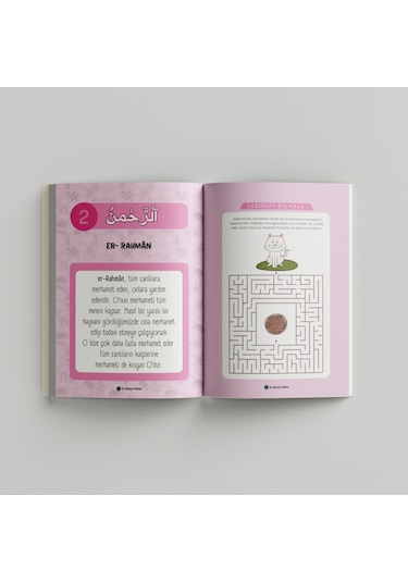 Çocuklar İçin Esmaül Hüsna Ajandası Çok Renkli