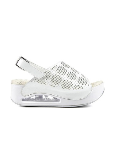Muya Jambe 34221-019 Air-max Taban Kadın Sandalet Beyaz 36-40 001