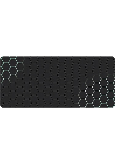 Cbtx 300x700x3mm Petek Desenli Büyük Mouse Pad Kaymaz Kauçuk Masaüstü Mat - Stil 1