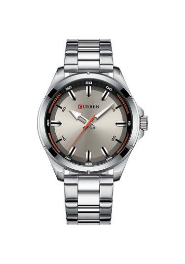 Curren Erkek Kuvars İş Moda Saati Paslanmaz Çelik Kayış Basit Yaratıcı Kol Saati İş Tarih Parti Hediyesi Diğer