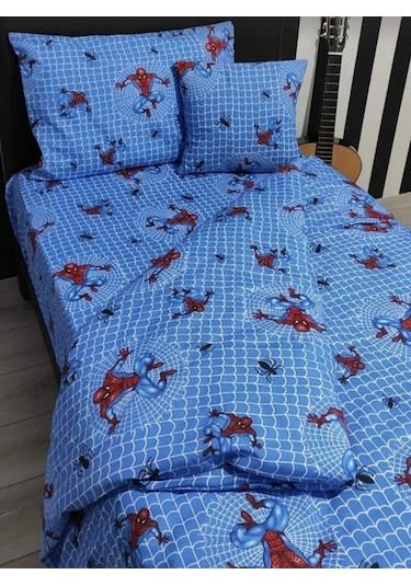 Tek Kişilik Çocuk Nevresim Takımı Mini Örümcek Adam